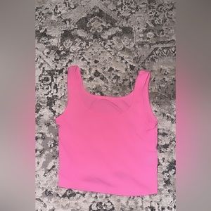 Pink Cropped Tank